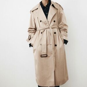 Double-Breasted Trench Coat